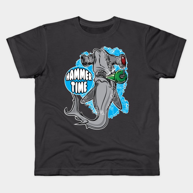 Hammer Time - Hammerhead Shark Kids T-Shirt by eShirtLabs